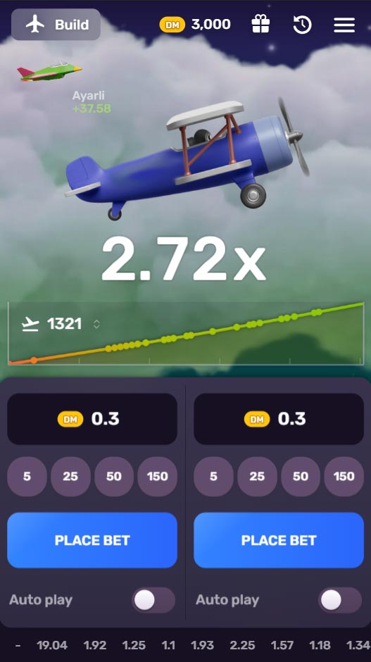 Aviatrix Game Process on Mobile